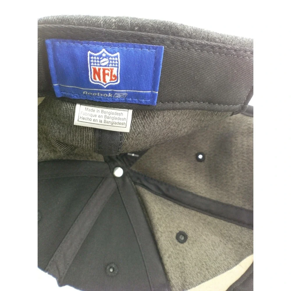 Reebok Denver Broncos NFL Cap Mens Charcoal Gray Wool Adjustable Strapback Hat